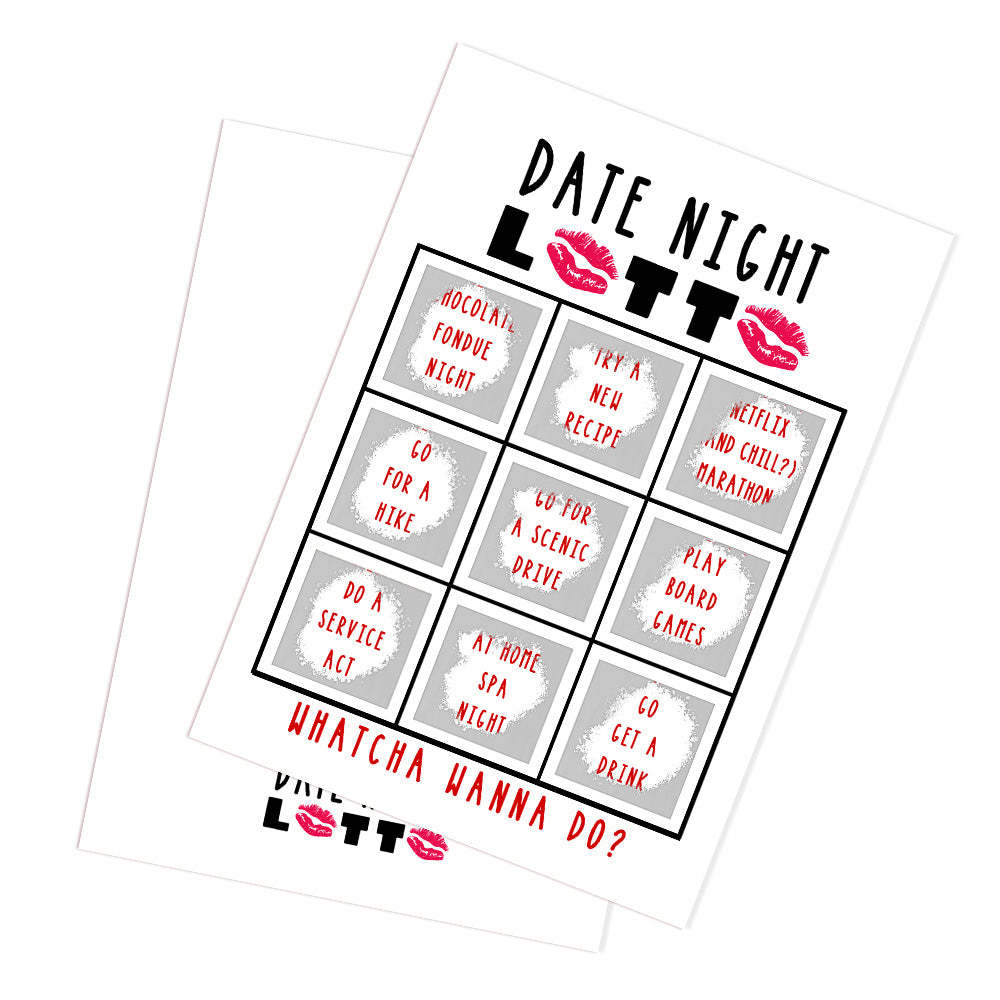 Lover's Lotto Scratch Card Valentine's Day Surprise Funny Scratch off Card - soufeelmy