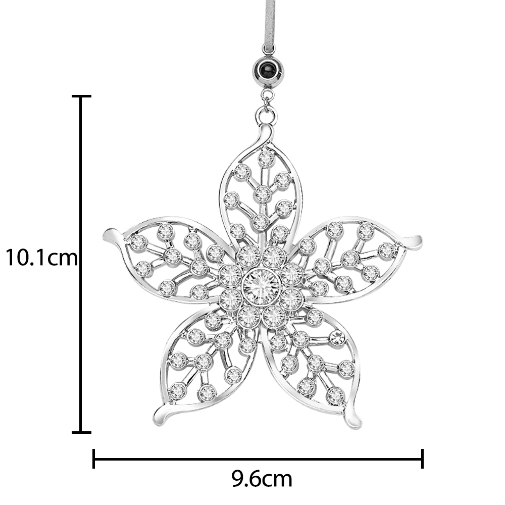 Personalized Photo Projection Ornaments Snowflake Ornament Christmas Tree Ornaments Christmas Gifts - soufeelmy