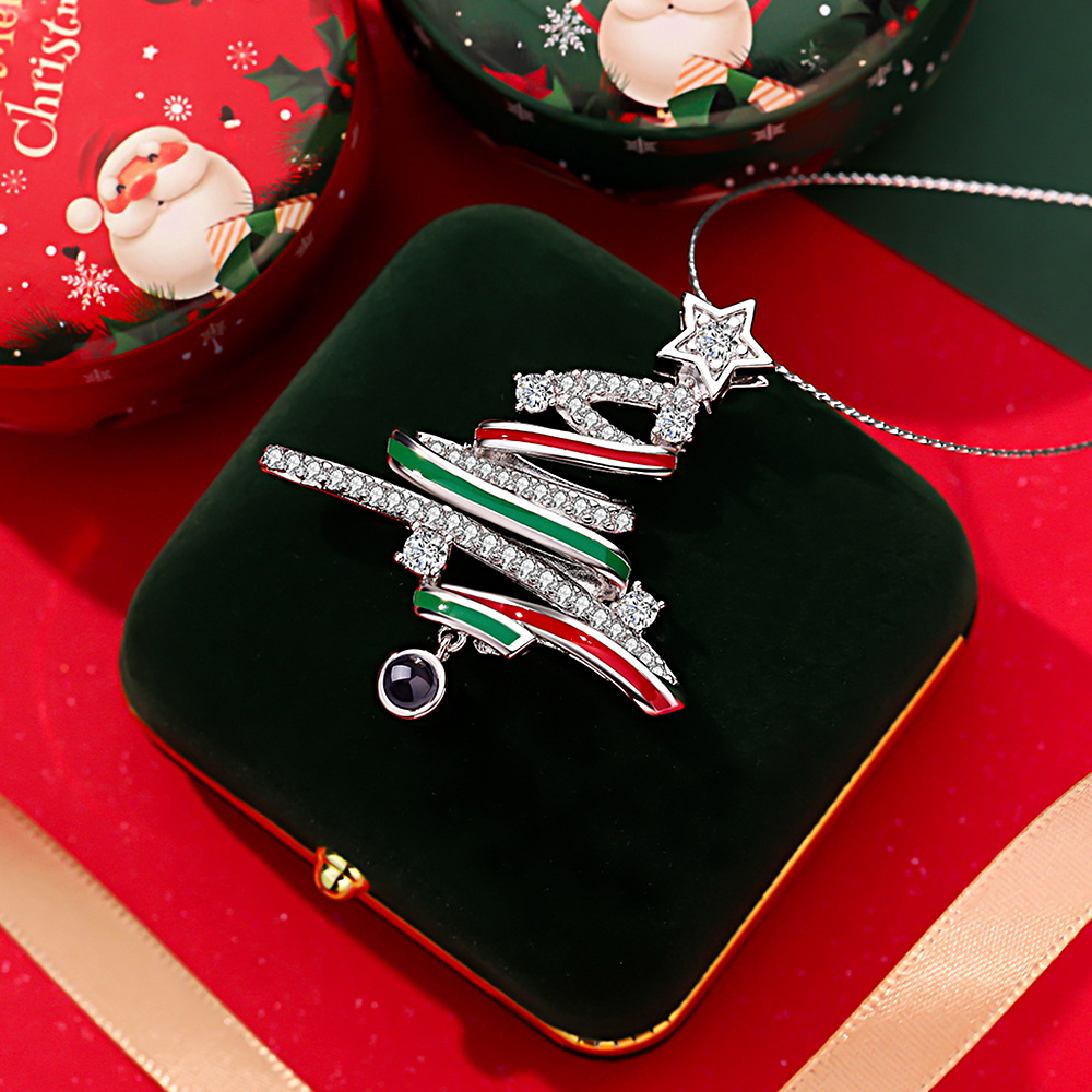 Personalized Photo Projection Ornaments Christmas Candy Cane Christmas Gifts - soufeelmy