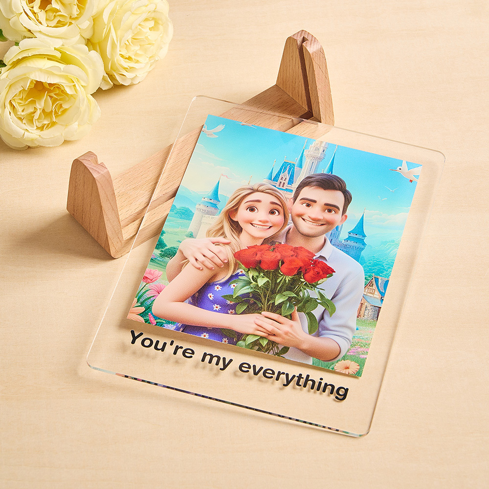 Custom Pixar Style Portrait Photos Cartoon Couple Portrait Cartoon Portrait Family Portrait Valentine's Day Gifts - soufeelmy