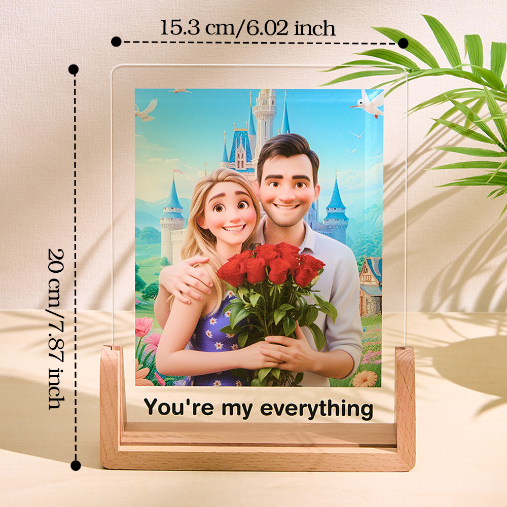Custom Pixar Style Portrait Photos Cartoon Couple Portrait Cartoon Portrait Family Portrait Valentine's Day Gifts - soufeelmy