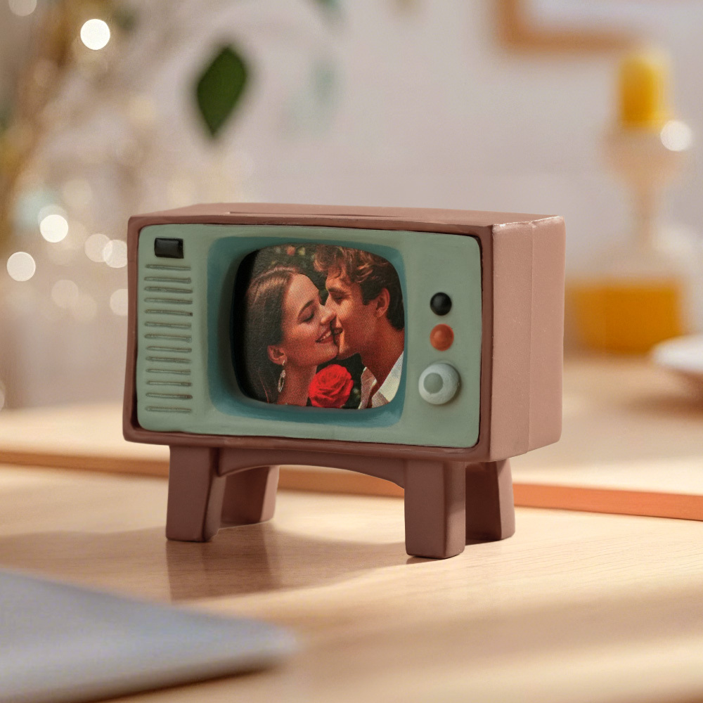 Custom Photo Mini Tv Ornaments Cute Personality Car Accessories Gifts for Him - soufeelmy