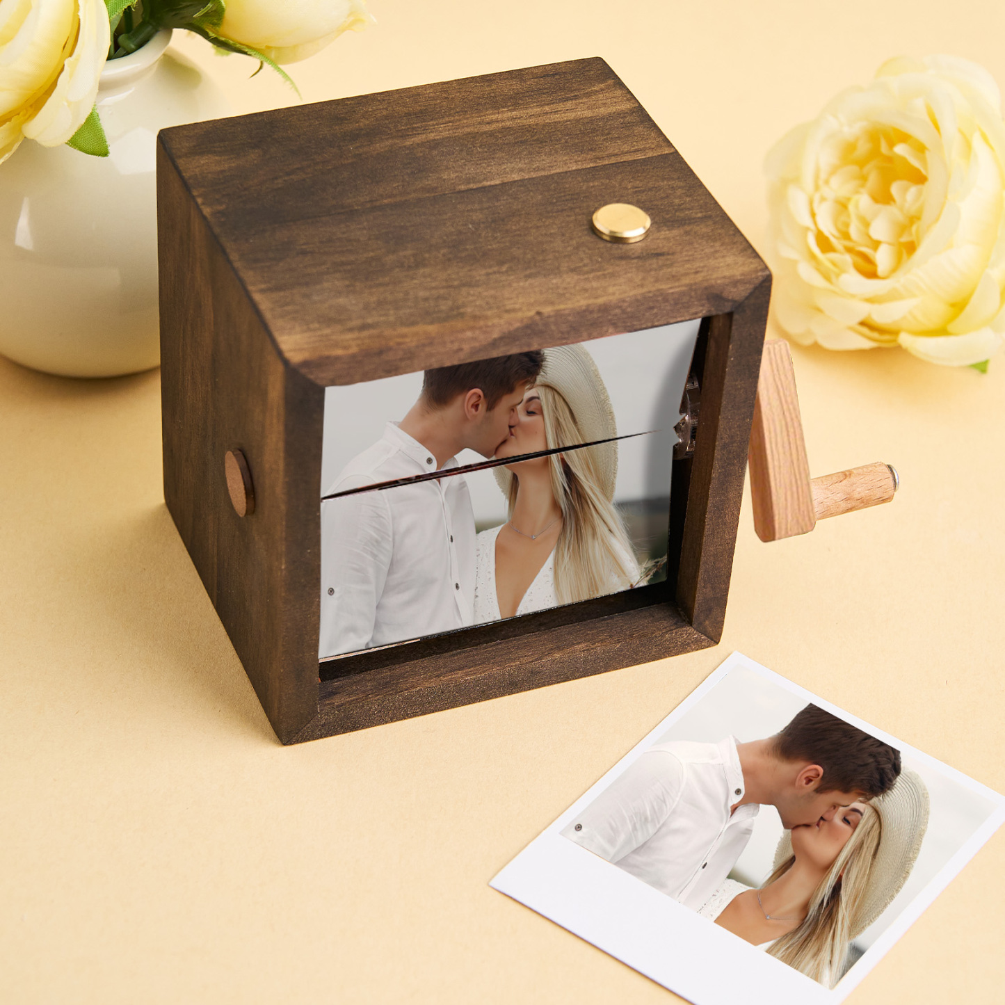 Custom To My Mom Photo Flipbook Frame Animation Machine Mechanical Hand-cranked Flipbook Box Photo Album Mother's Day Gifts - soufeelmy