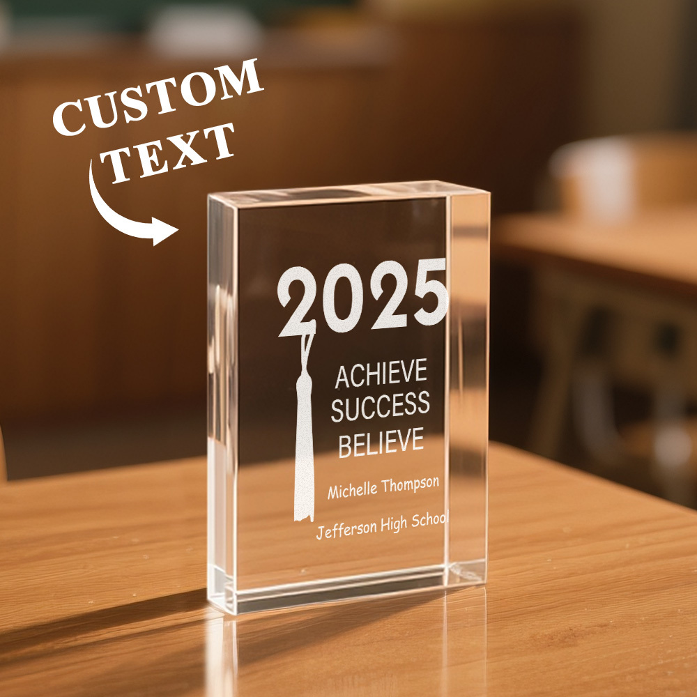 Custom Text Graduation Inspiration Personalized Keepsake Graduation Gifts - soufeelmy