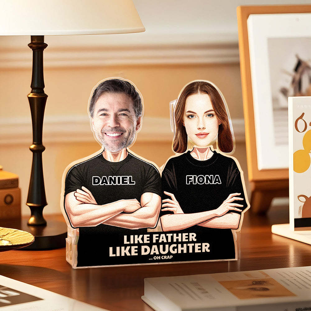 Personalized Face Shaking Head Standee Gift for Dad Mom - soufeelmy