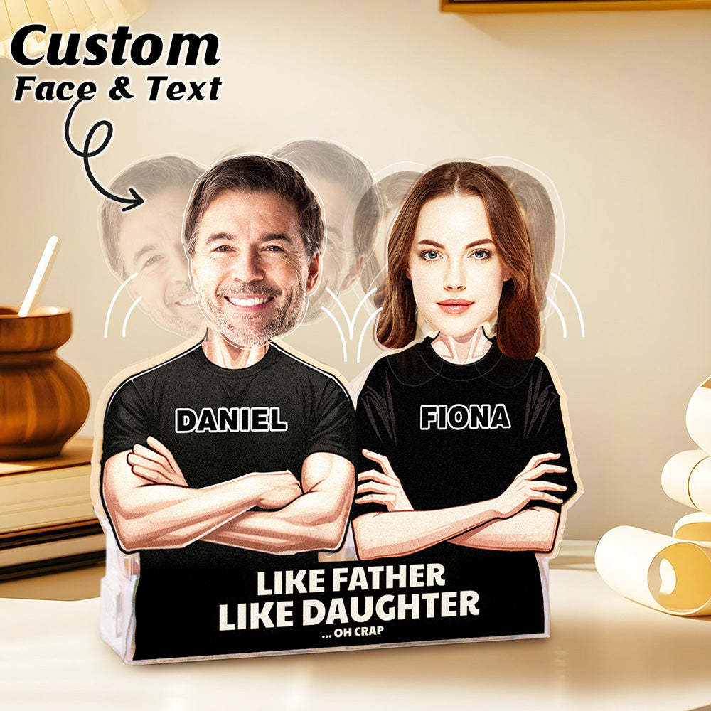Personalized Face Shaking Head Standee Gift for Dad Mom - soufeelmy
