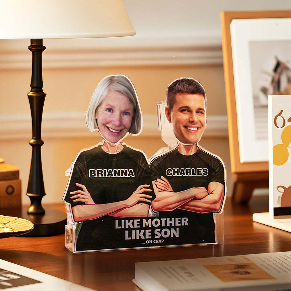 Personalized Face Shaking Head Standee Gift for Dad Mom - soufeelmy