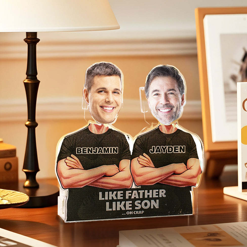 Personalized Face Shaking Head Standee Gift for Dad Mom - soufeelmy