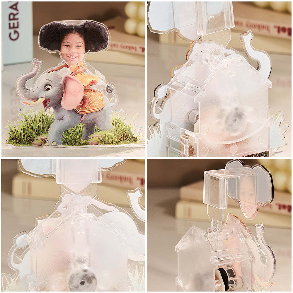 Personalized Face Kids and Animal Shaking Head Standee Gift for Kids - soufeelmy