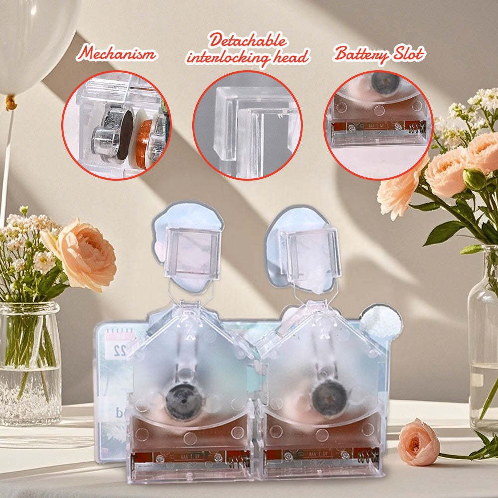 Personalized Face Newlywed Couple Shaking Head Standee Gift for Newlyweds - soufeelmy