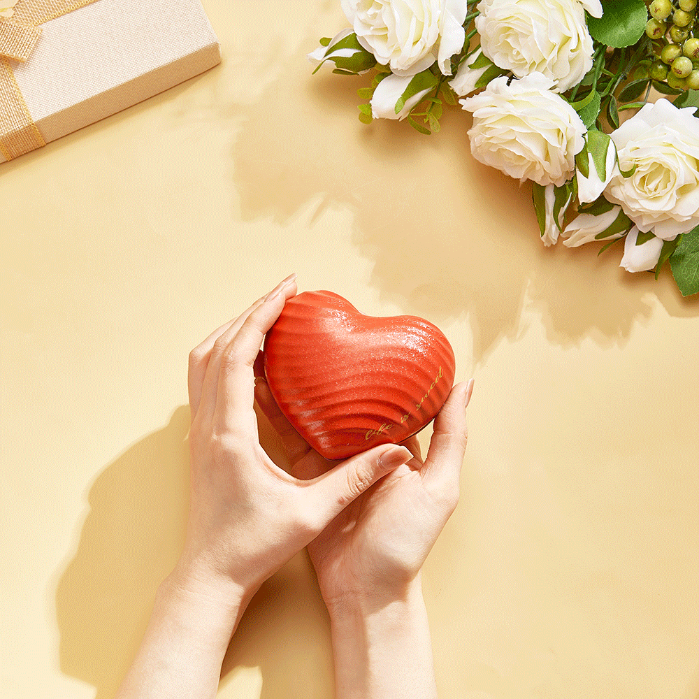 Valentine's Gifts for Her Custom Photos and Text Album Heart Box - soufeelmy