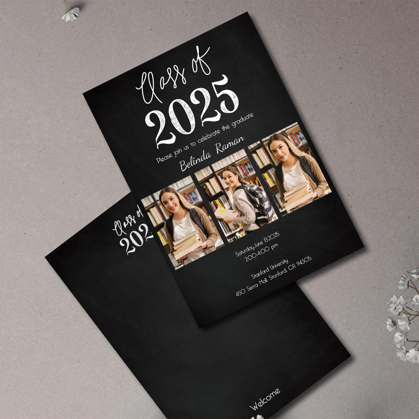Custom Greeting Card Graduation Gift Best Wishes