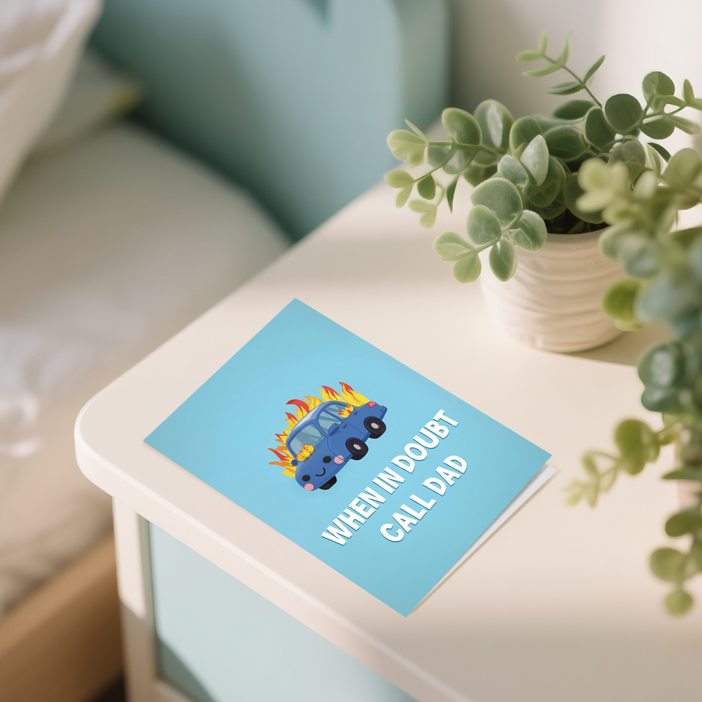 Call Dad Greeting Card Father's Day Gift Card Fun Gift