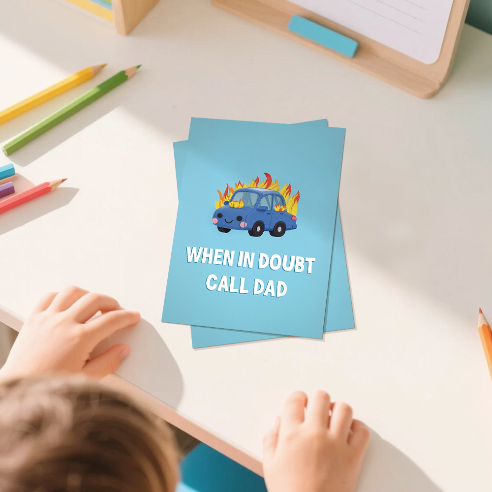 Call Dad Greeting Card Father's Day Gift Card Fun Gift - soufeelmy