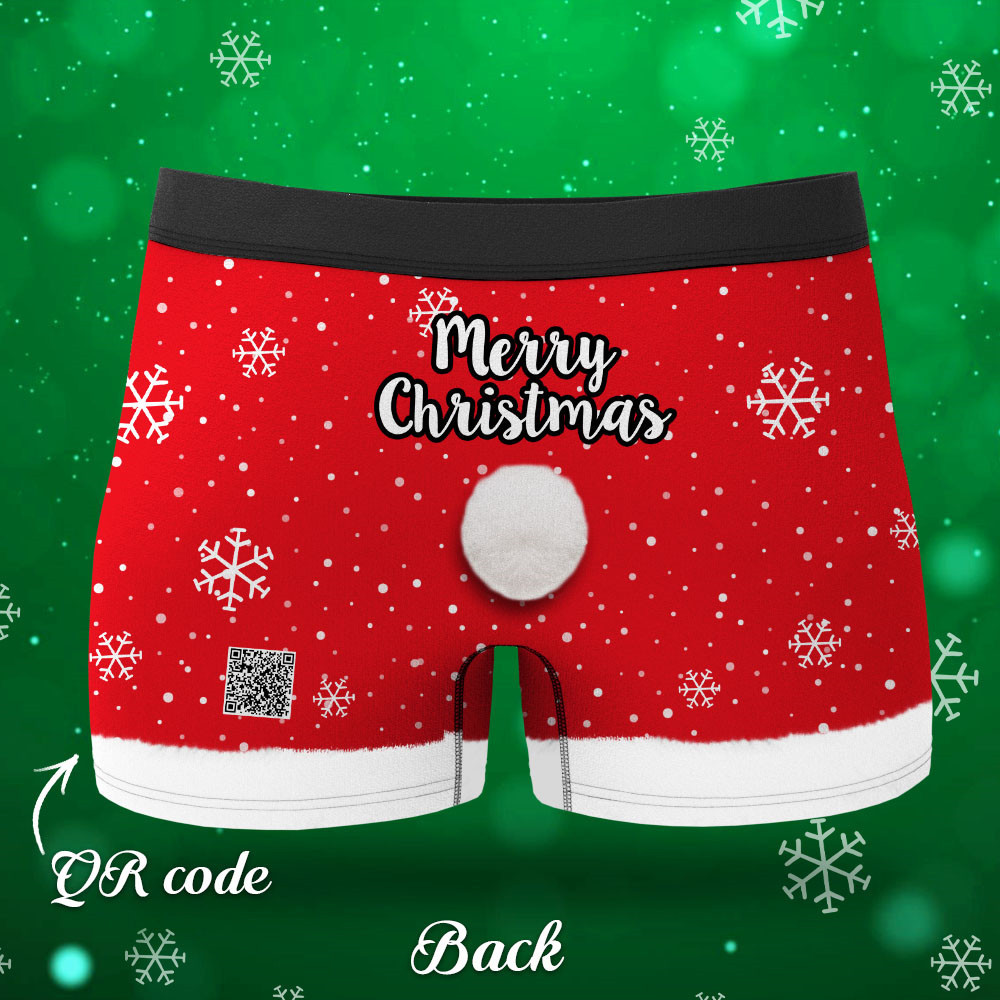 Custom Face Men's Christmas Underwear Face On Body Boxers Christmas Gift AR View Gift - soufeelmy