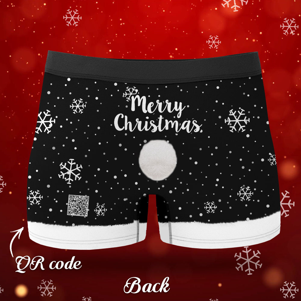 Christmas Gift Ideas, Custom Face Men's Christmas Underwear Face On Body Boxers