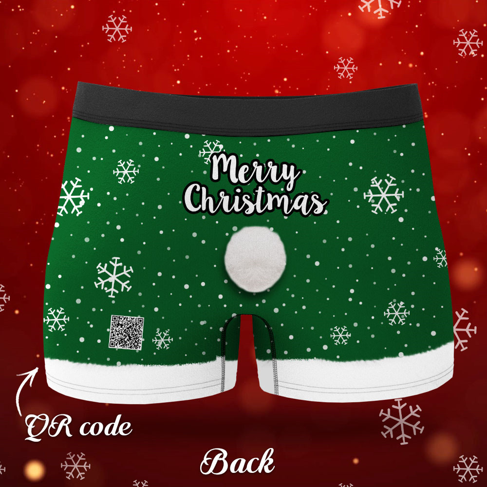 Custom Face Men's Christmas Underwear Face On Body Boxers Christmas Gift AR View Gift - soufeelmy