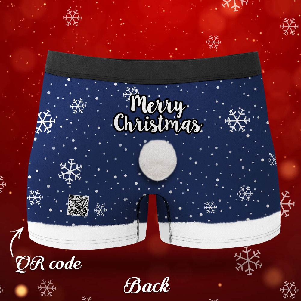 Custom Face Men's Christmas Underwear Face On Body Boxers Christmas Gift AR View Gift - soufeelmy