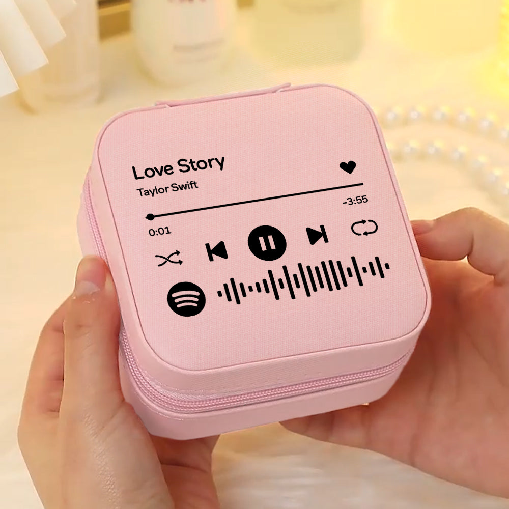 Personalized Spotify Jewelry Box Custom Jewelry Organizer Storage Gift for Her - soufeelmy