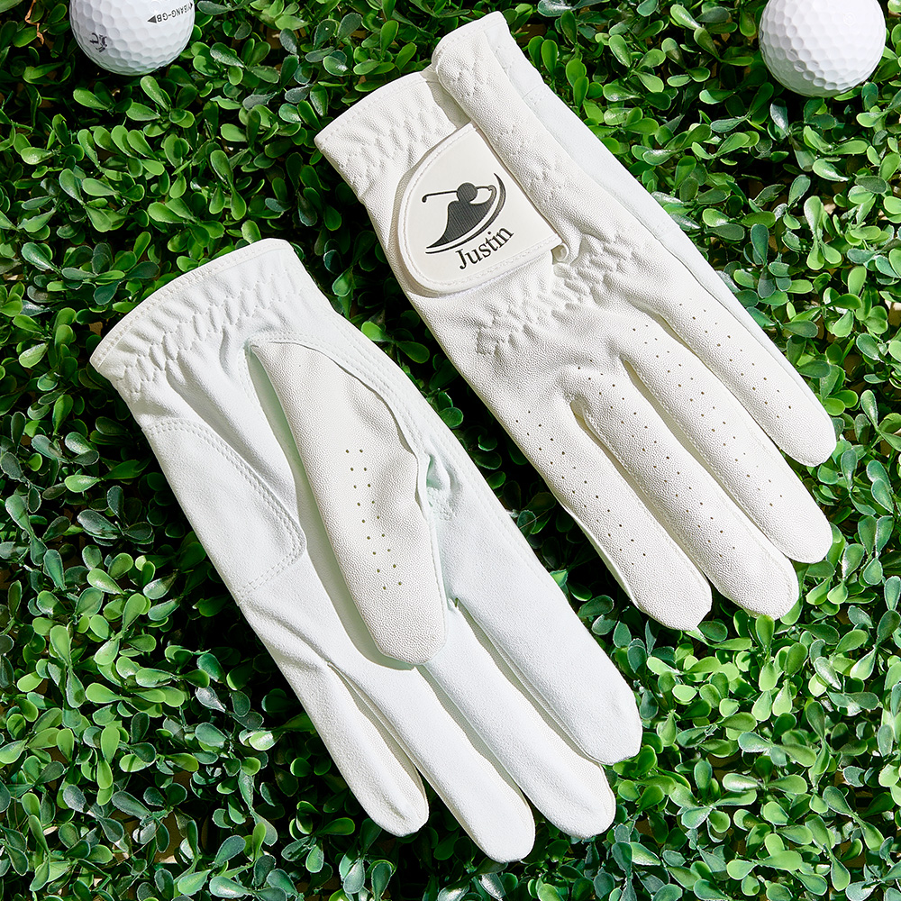 Personalized Golf Glove with Golfer Prints Resistant Sports Glove for Golf Enthusiasts (One Left-hand Glove) - soufeelmy