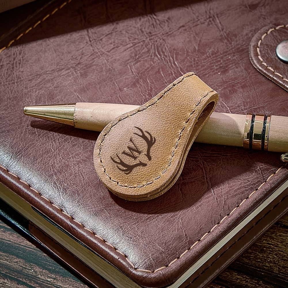 Custom Leather Bookmark Personalized Engraved Magnetic Bookmark Gift for Book Lover - soufeelmy