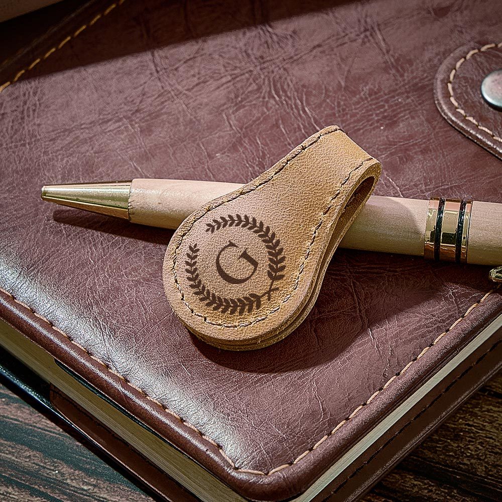 Custom Leather Bookmark Personalized Magnetic Bookmark Reader Gift for Family or Friend - soufeelmy