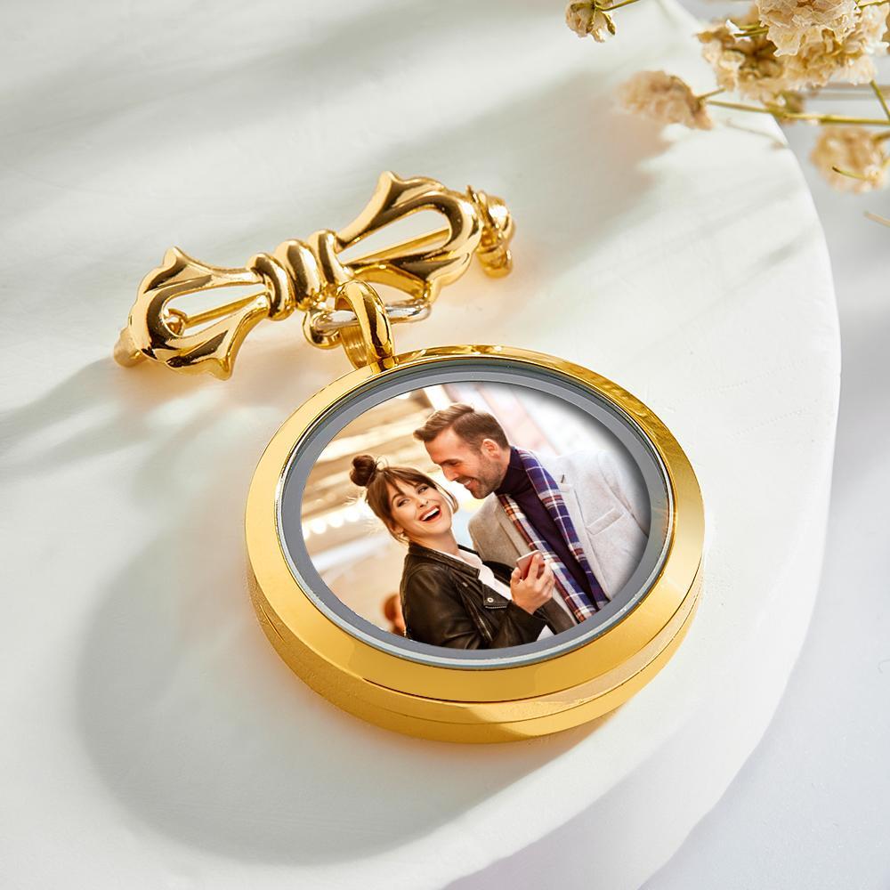 Personalized Photo Brooch Memorial Lapel Pin For Men - soufeelmy