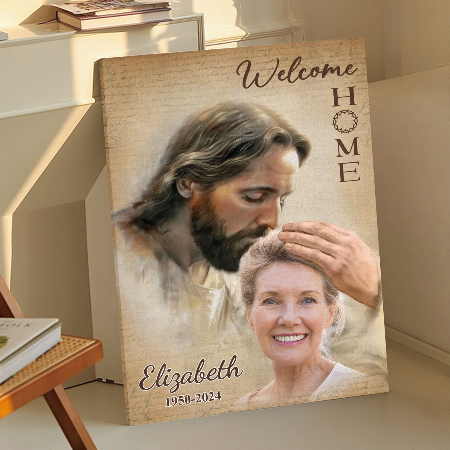Custom Photo Remembering You With Love Memorial Personalized Custom Vertical Poster Sympathy Gift For Family Members - soufeelmy