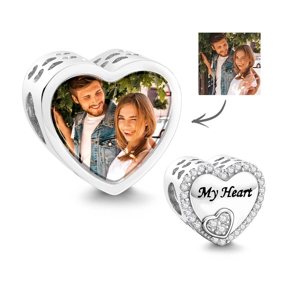 Photo Charm Shining Zircon Pendant Gifts For Her - soufeelmy