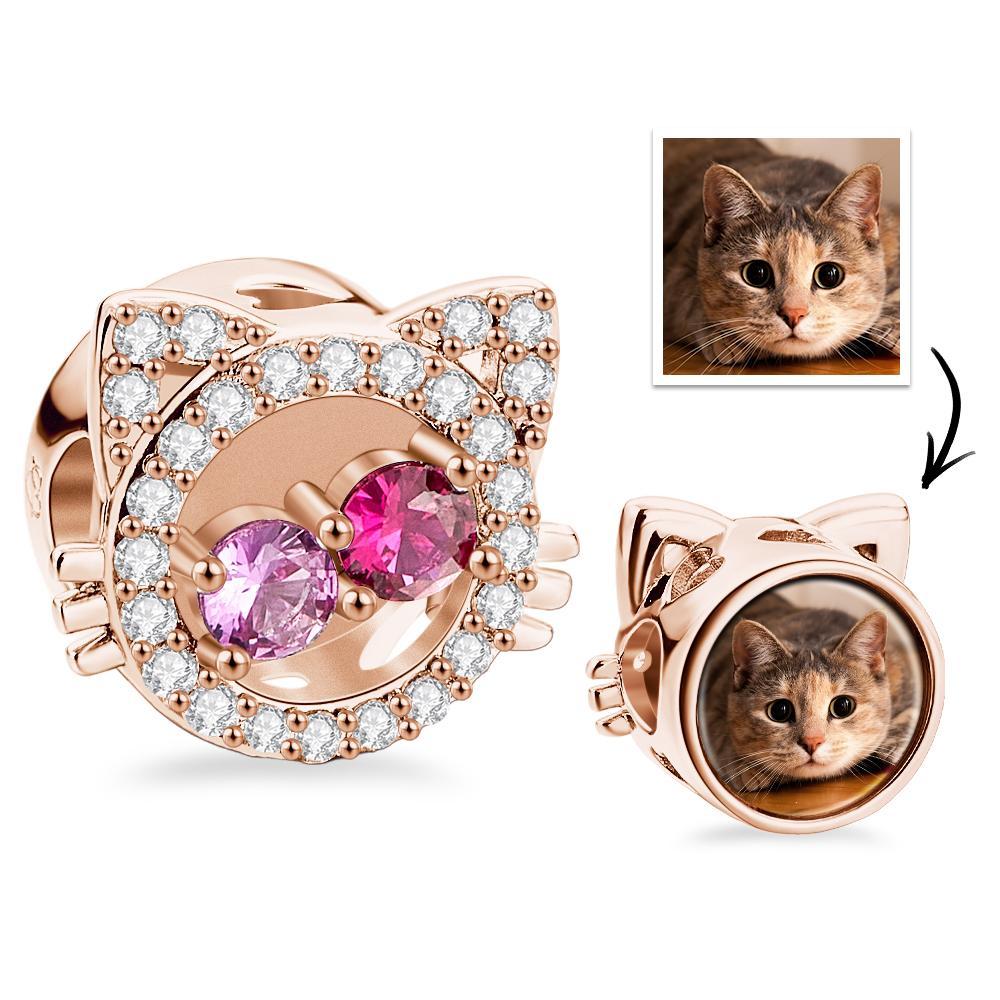 Custom Photo Charm Kitty Cat Gift for Pet Owners - soufeelmy