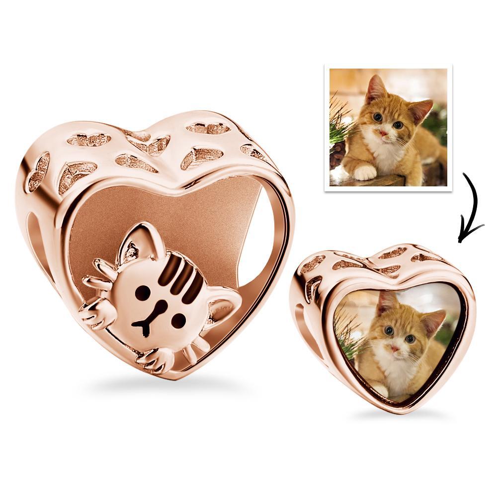 Custom Photo Charm Pet Cat Love Gift for Pet Owners - soufeelmy