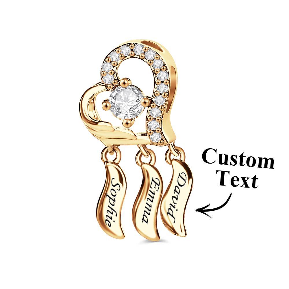 Custom Name Charm Heart Shape Dream Catcher Unique Gift - soufeelmy