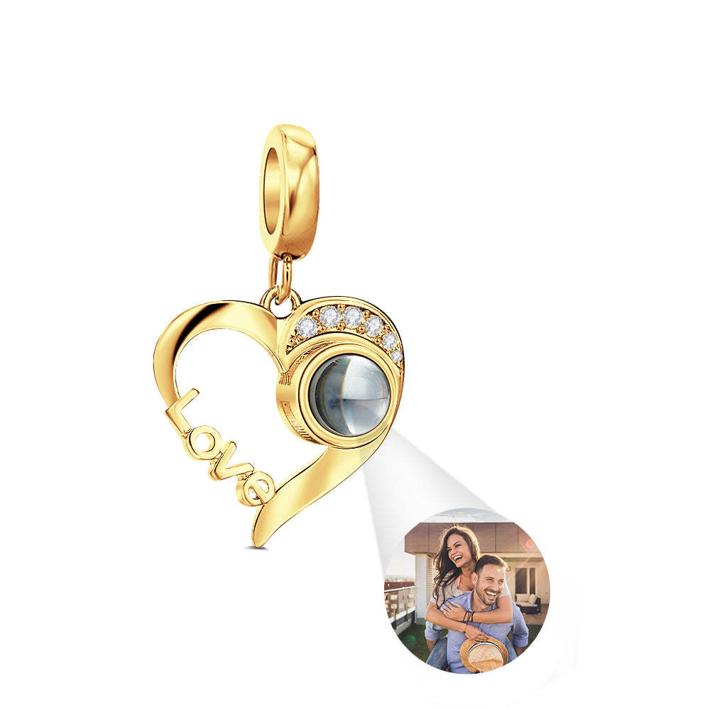 Custom Projection Charm Love Heart Unique Gift - soufeelmy