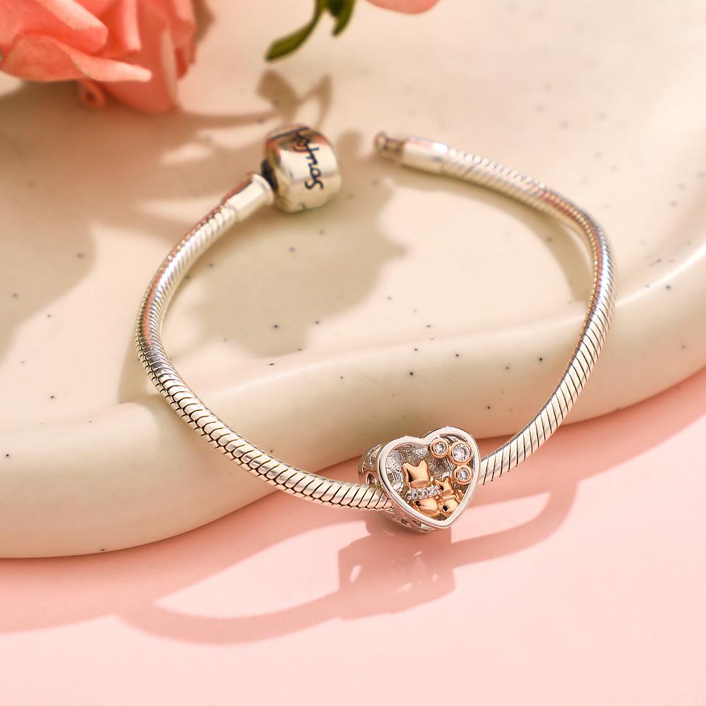 Custom Photo Charm Cute Pet Heart Love Gift - soufeelmy