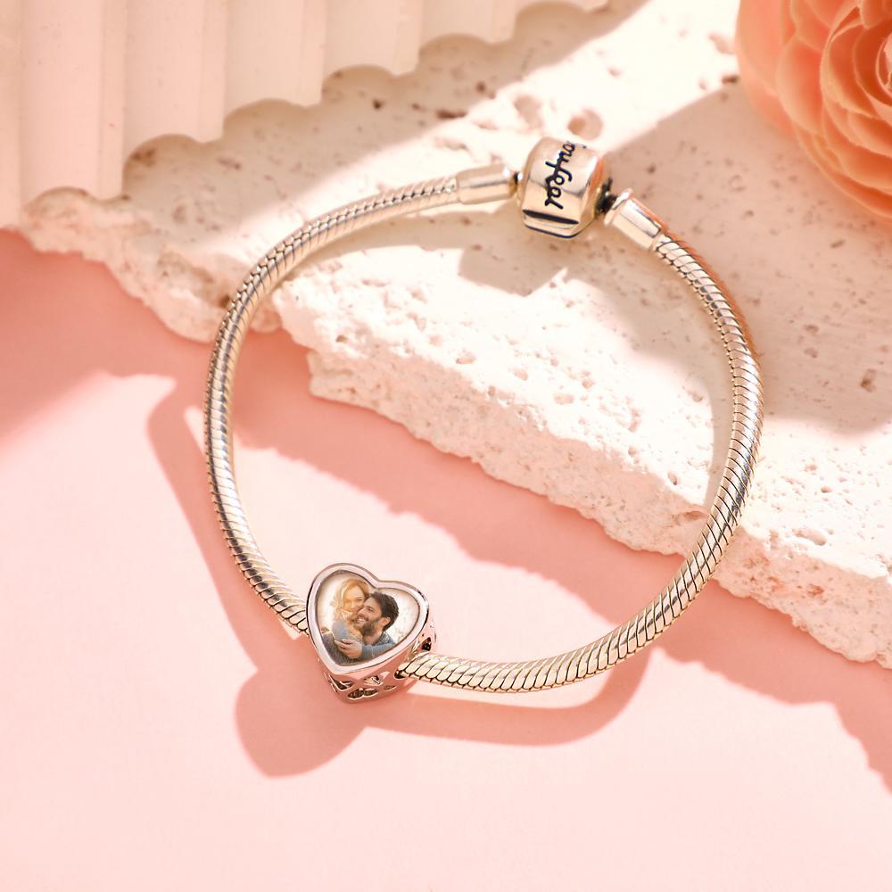 Custom Photo Charm Cute Pet Heart Love Gift - soufeelmy