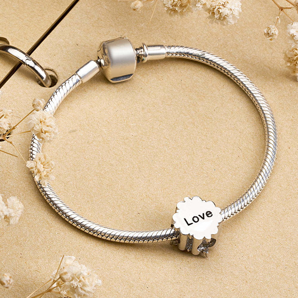 Custom Engraved Vintage Opal Charm Gift for Her - soufeelmy