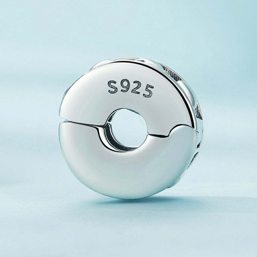 linked hearts stopper charm spacer charm 925 sterling silver dp133
