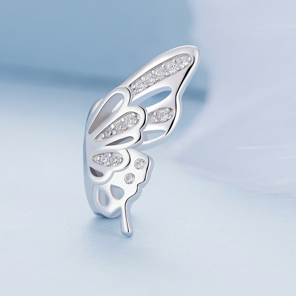 beautiful butterflies stopper charm spacer charm 925 sterling silver dp135