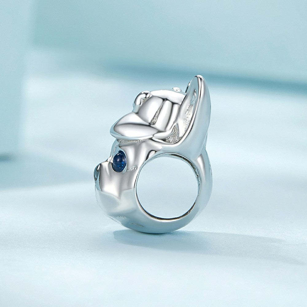 french bulldog enamel charm 925 sterling silver gift for pet lover dy1339
