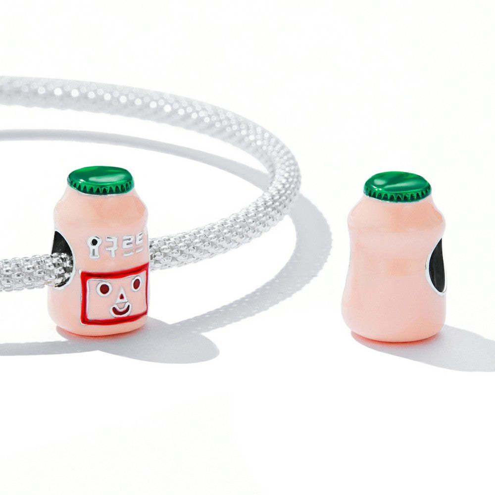 fun drinks enamel charm 925 sterling silver dy1410