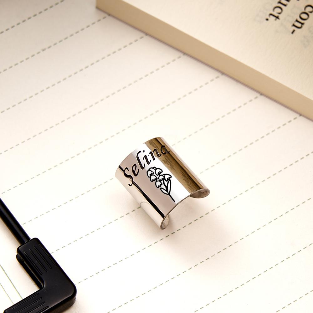 Engravable Flower Stethoscope Name Tag Unique Gifts For Nurse - soufeelmy