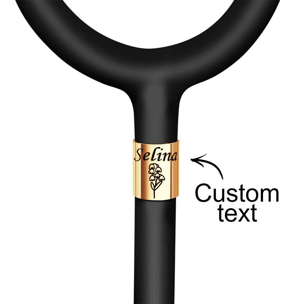 Engravable Flower Stethoscope Name Tag Unique Gifts For Nurse - soufeelmy