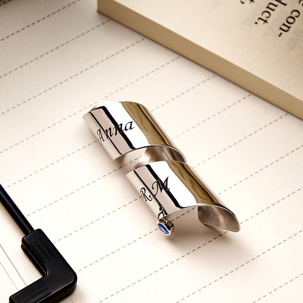 Custom Stethoscope Label Charm With Birthstone Pendant ID Tag Gifts Nurse - soufeelmy