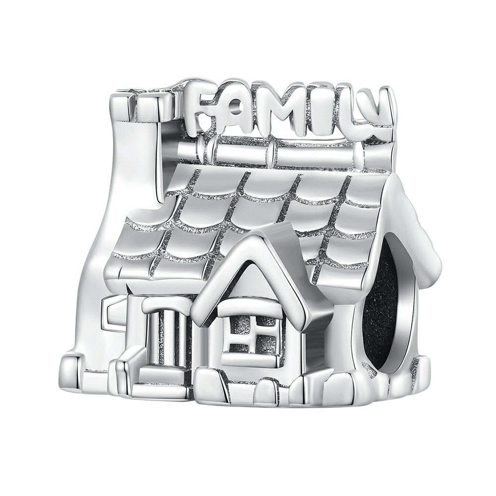 family house charm 925 sterling silver fj1432