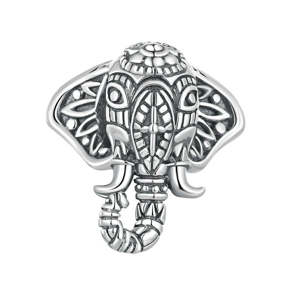 ganesha religion charm 925 sterling silver fj1433