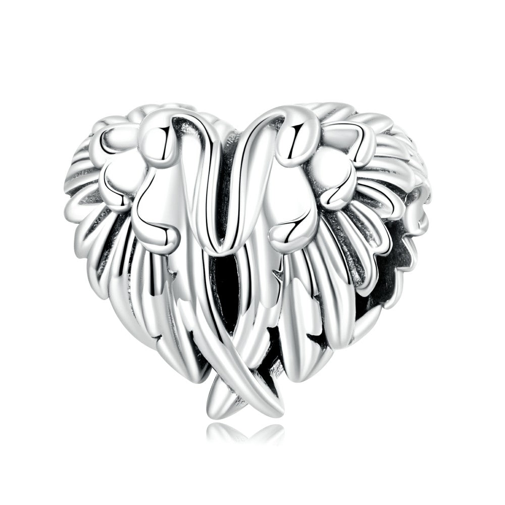 love wings charm 925 sterling silver fj1442