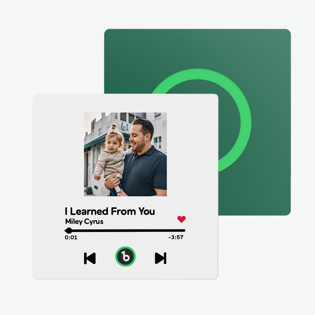 Custom Music Fridge Magnet New 4.0 Upgrade Colorful Frame Personalized Album Fridge Magnet That Can Be Played Song Anniversary Father and Son Gifts - soufeelmy