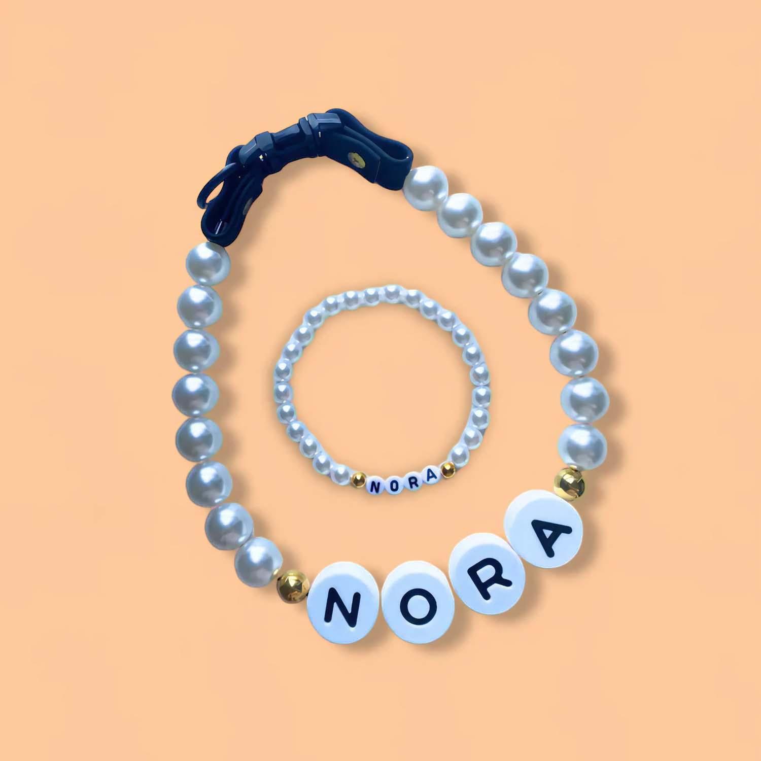 Personalized Name Necklace  Comes with a Free Matching Bracelet Gift for Pet - soufeelmy