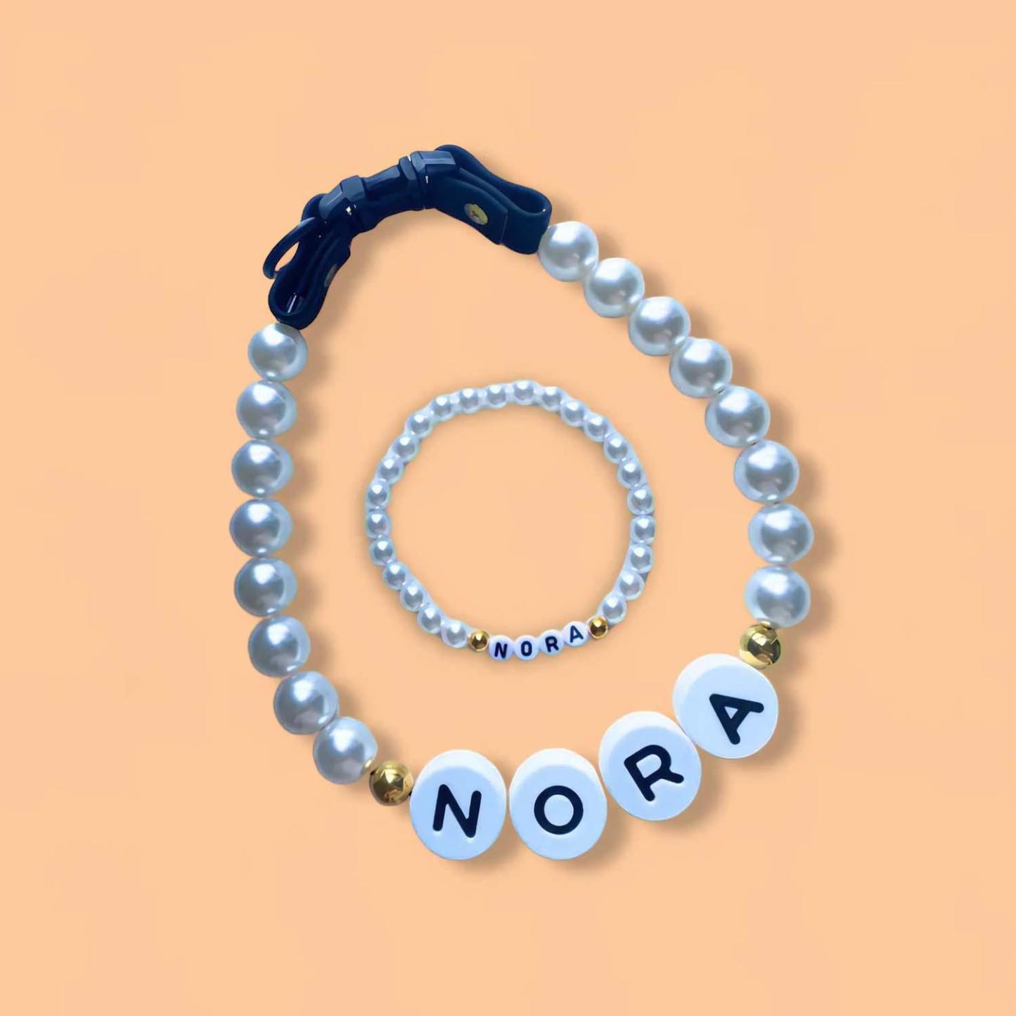 Personalized Pet Name Necklace – Comes with a Free Matching Bracelet