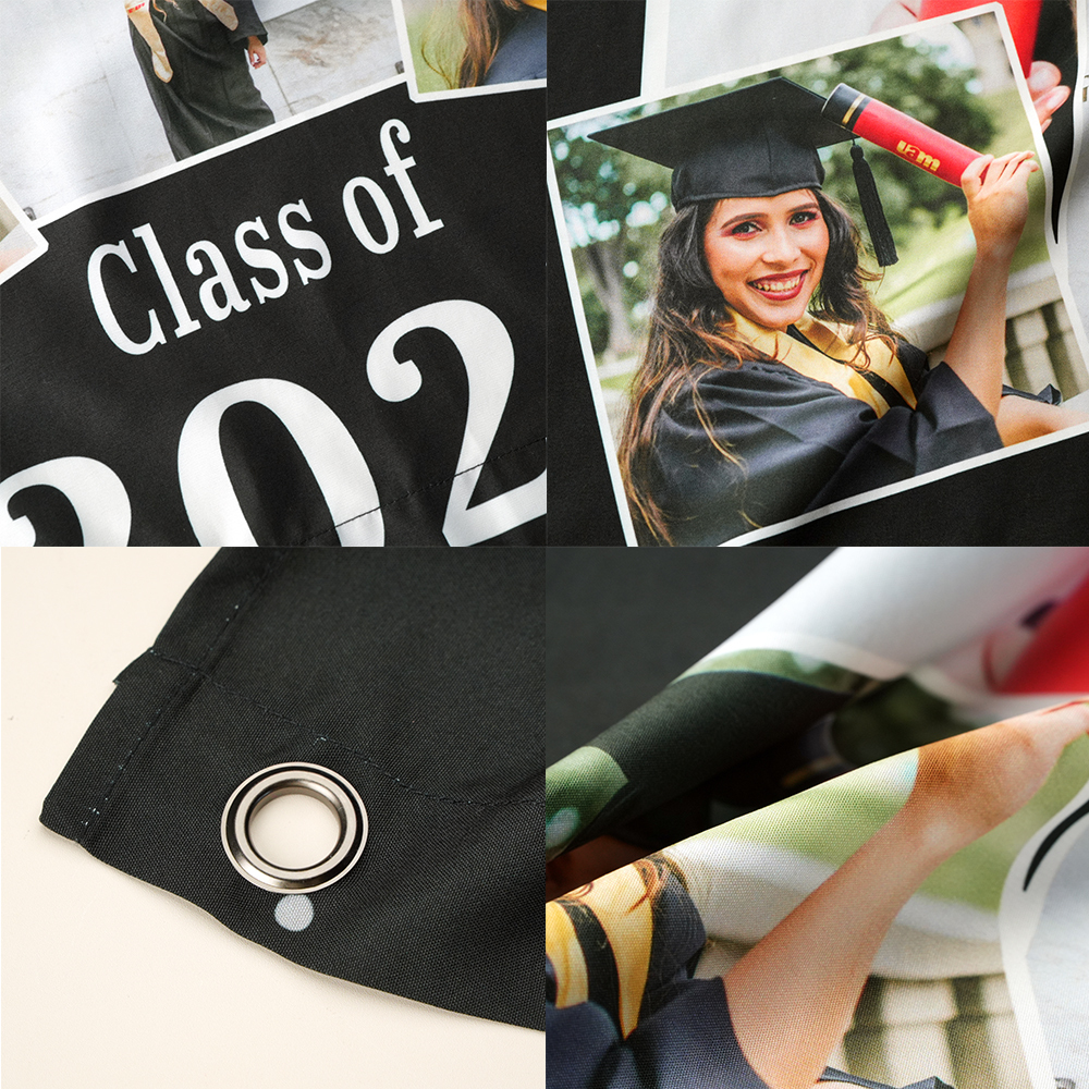 Custom Graduation Photo Banner Picture of Success Banner Home Decor Graduation Gifts - soufeelmy